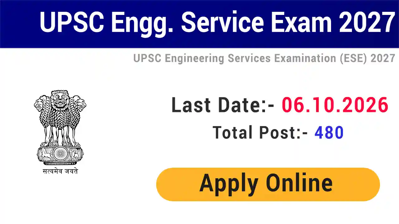 UPSC Engineering Service Exam ESE 2027