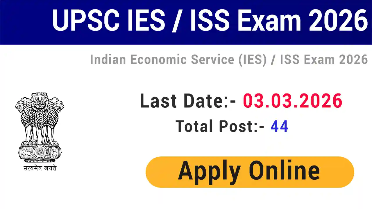 UPSC IES / ISS Exam 2026
