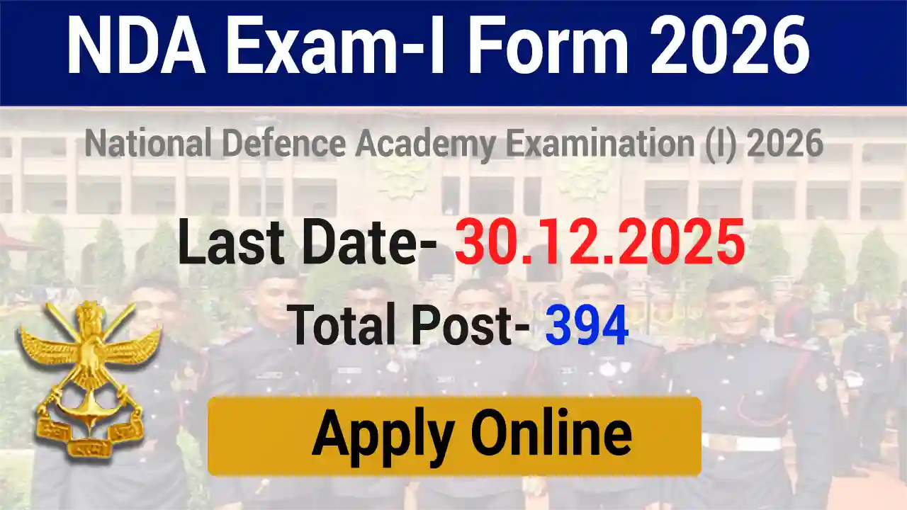 UPSC NDA 1 Exam 2026
