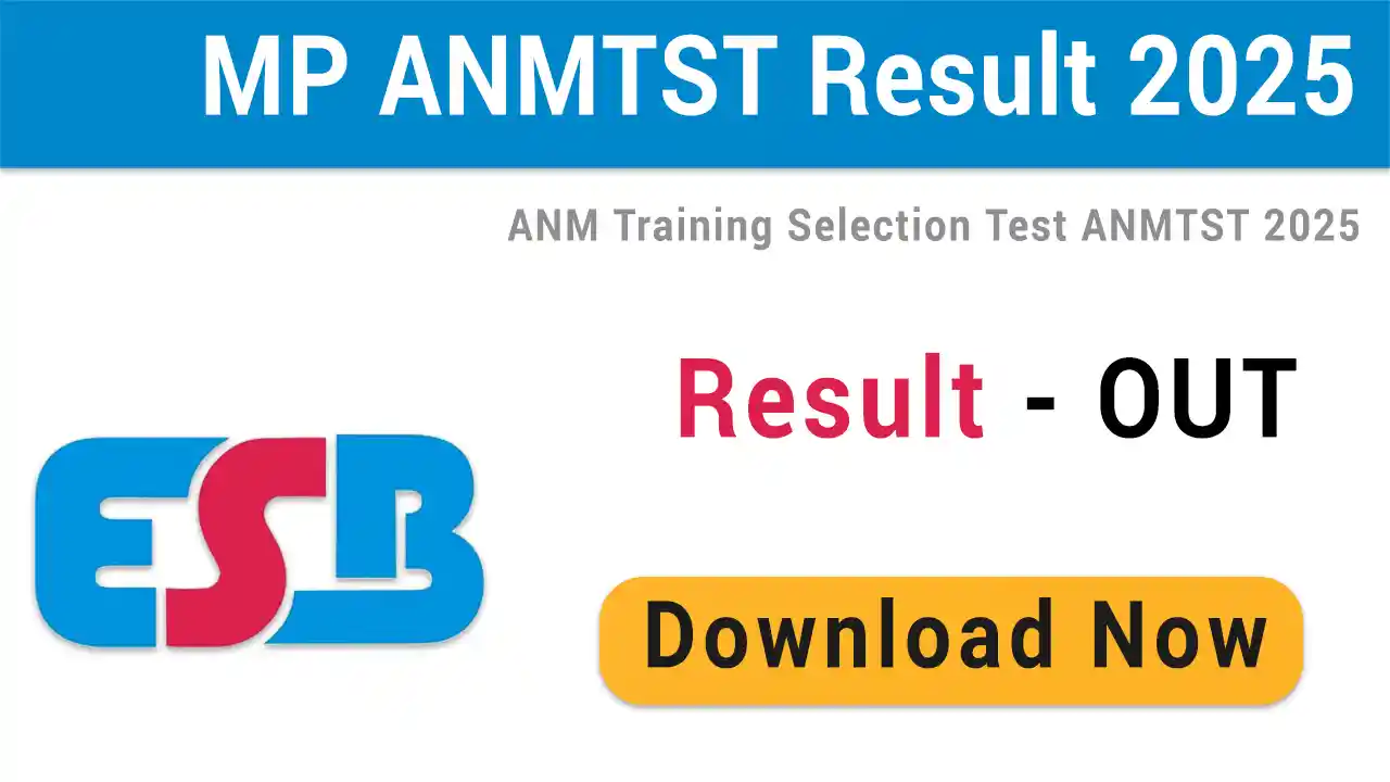 MP ANMTST Result 2025
