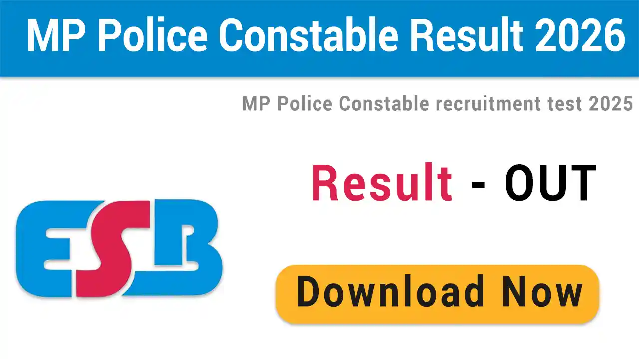 ESB MP Police Constable Result 2026