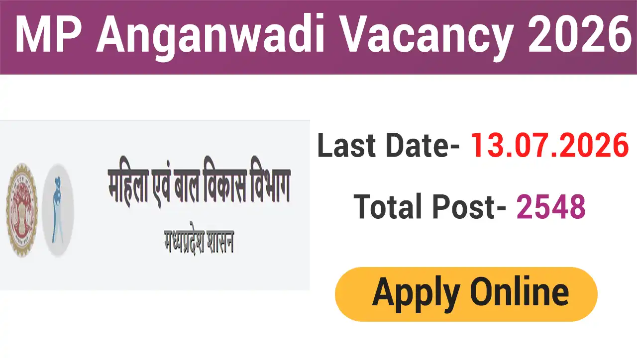 MP Anganwadi Vacancy 2026