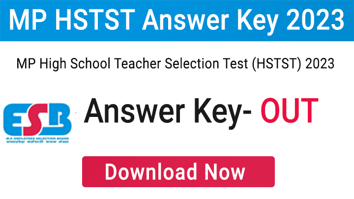MP HSTST Answer Key 2023