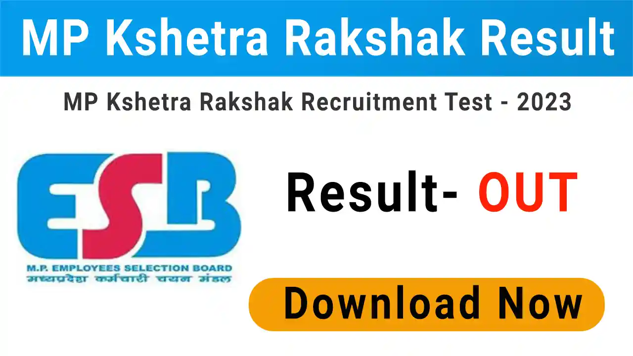MP Kshetra Rakshak Result 2024