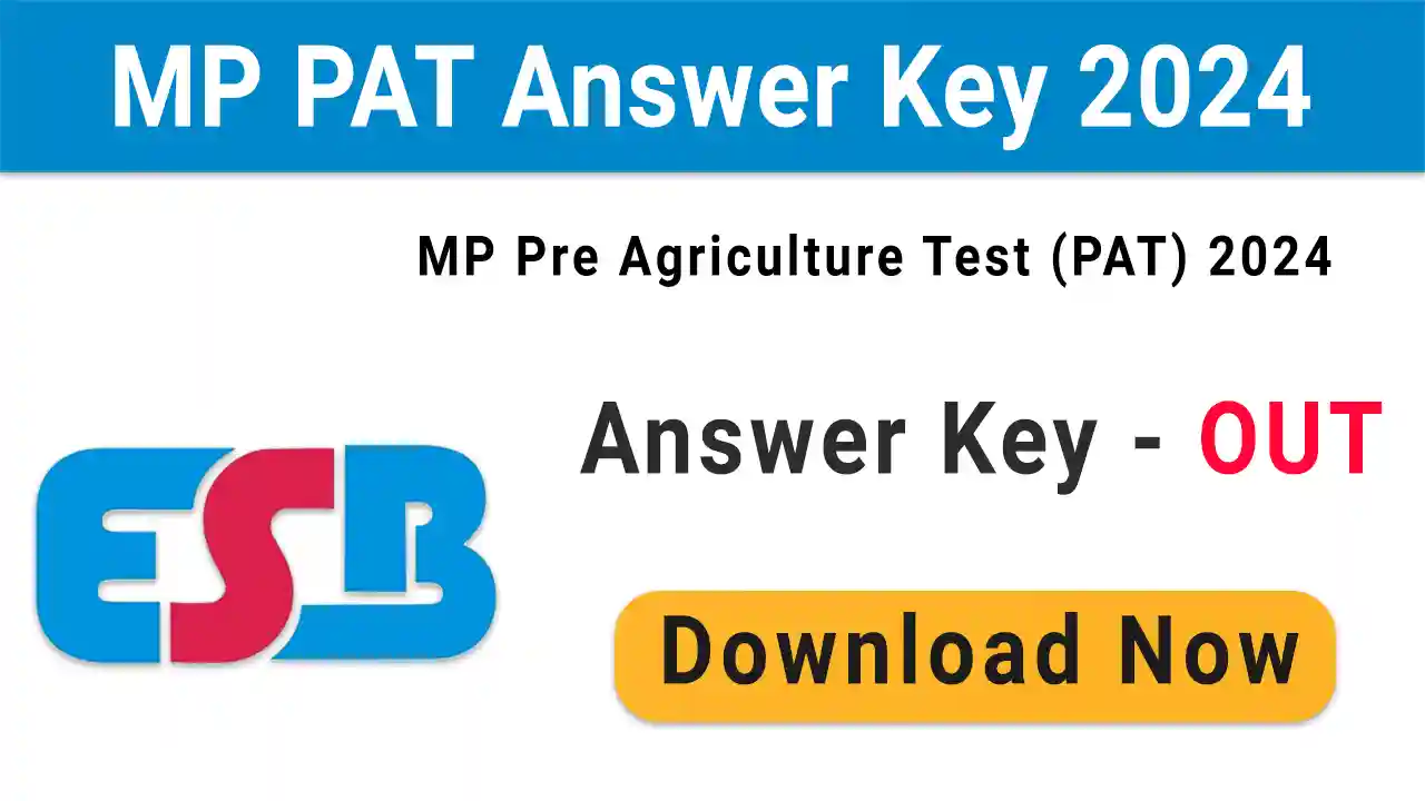 MP PAT Answer Key 2024