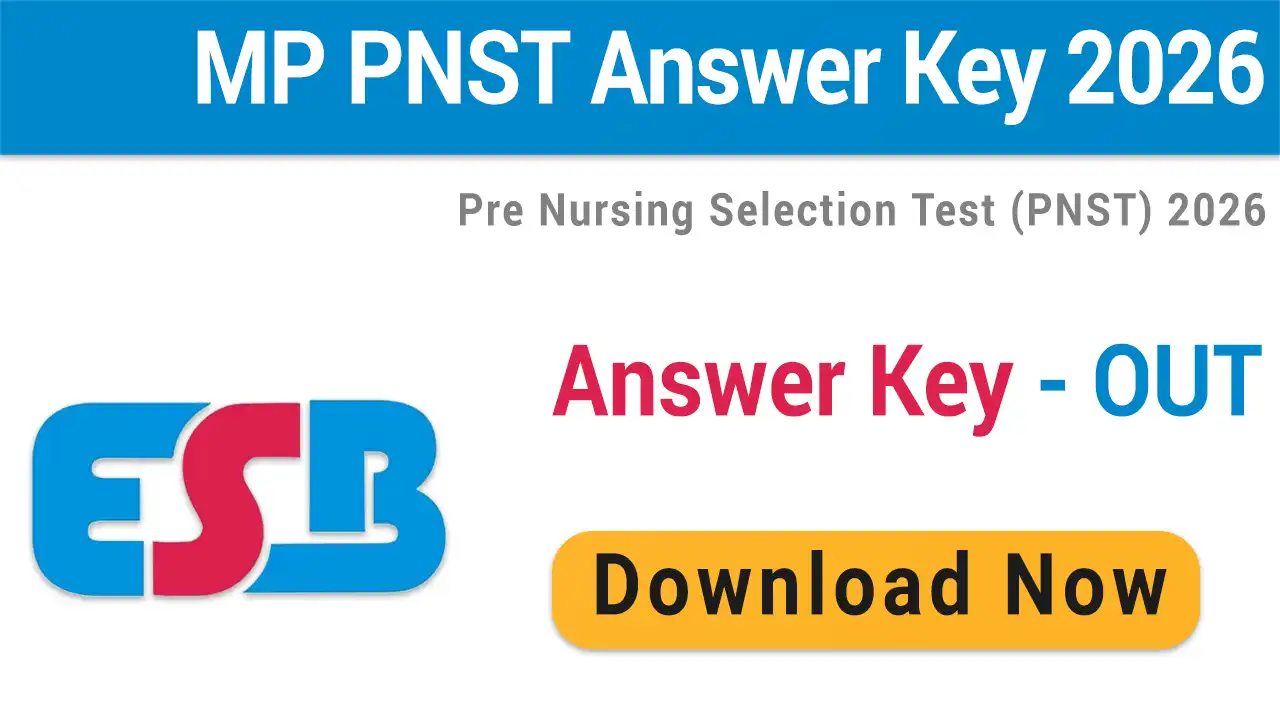 MP PNST Answer Key 2026