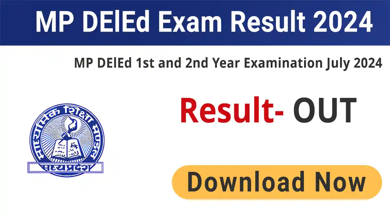 MPBSE DElEd Result 2024