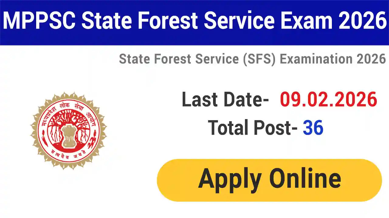 MPPSC State Forest Service Exam 2026