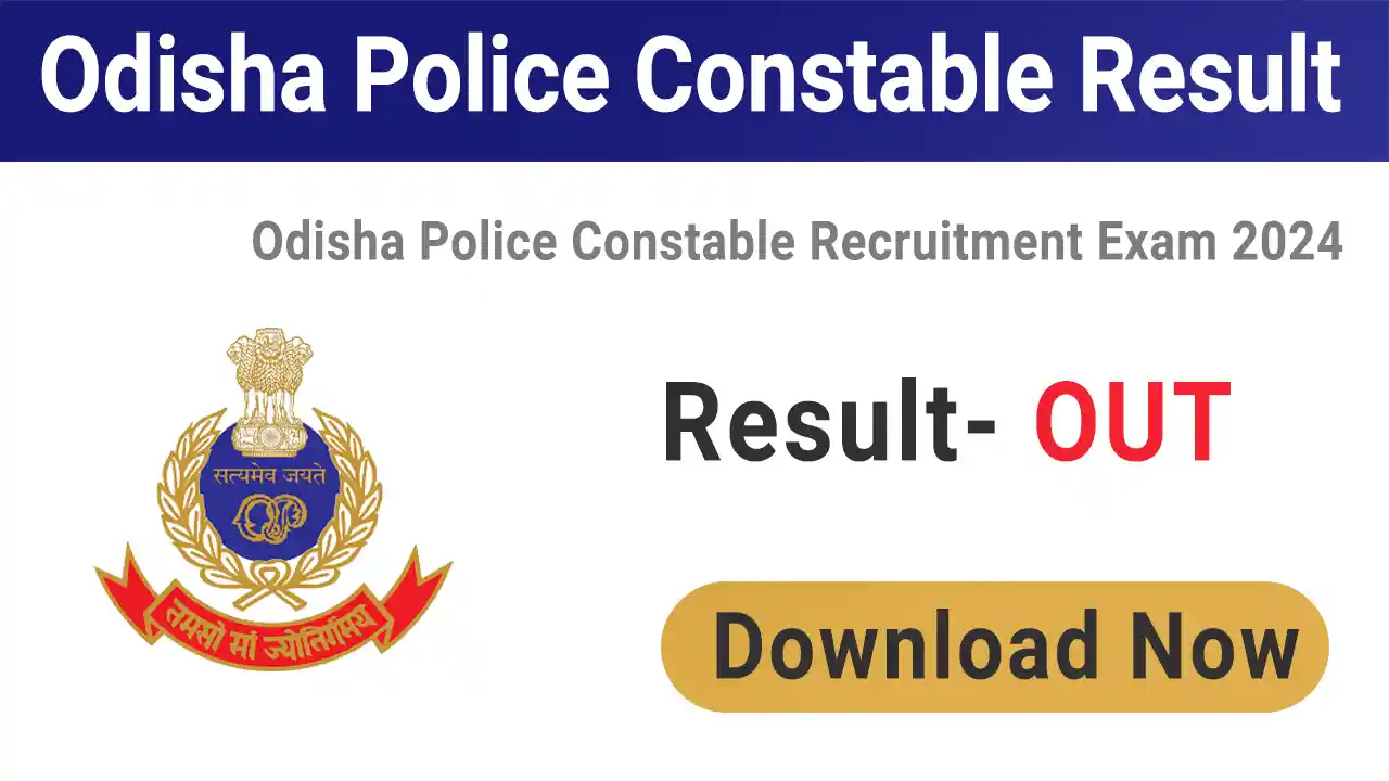 Odisha Police Constable Result 2025