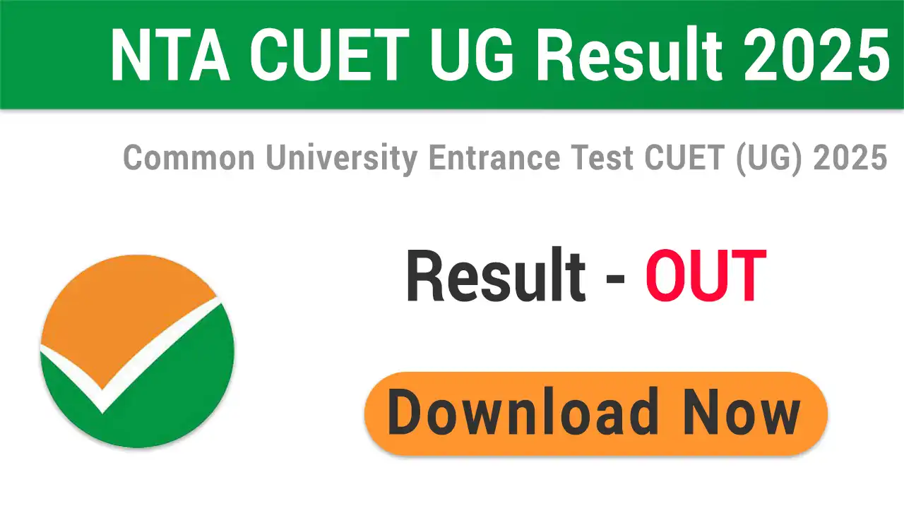 NTA CUET UG Result 2025 Score Card
