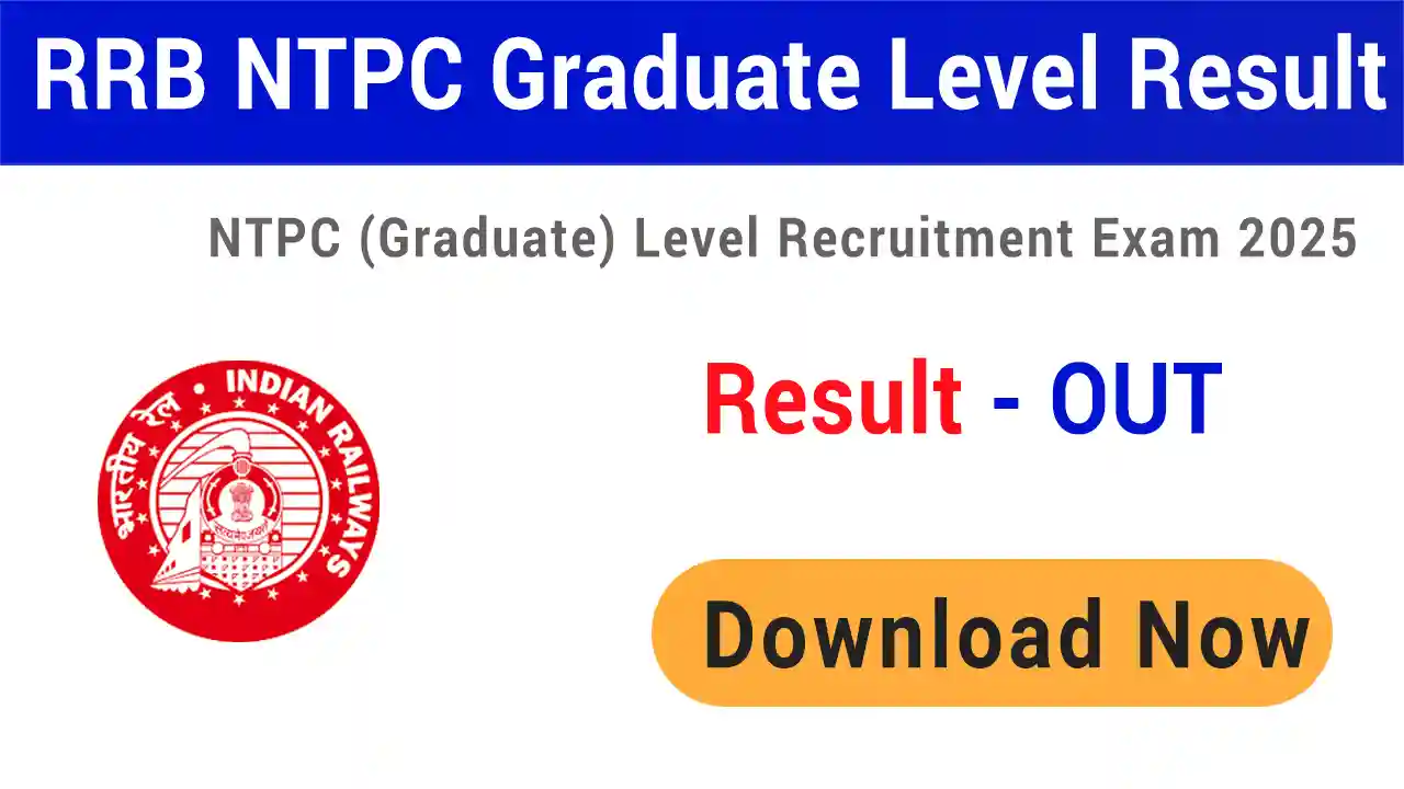 RRB NTPC Graduate Level Result 2025