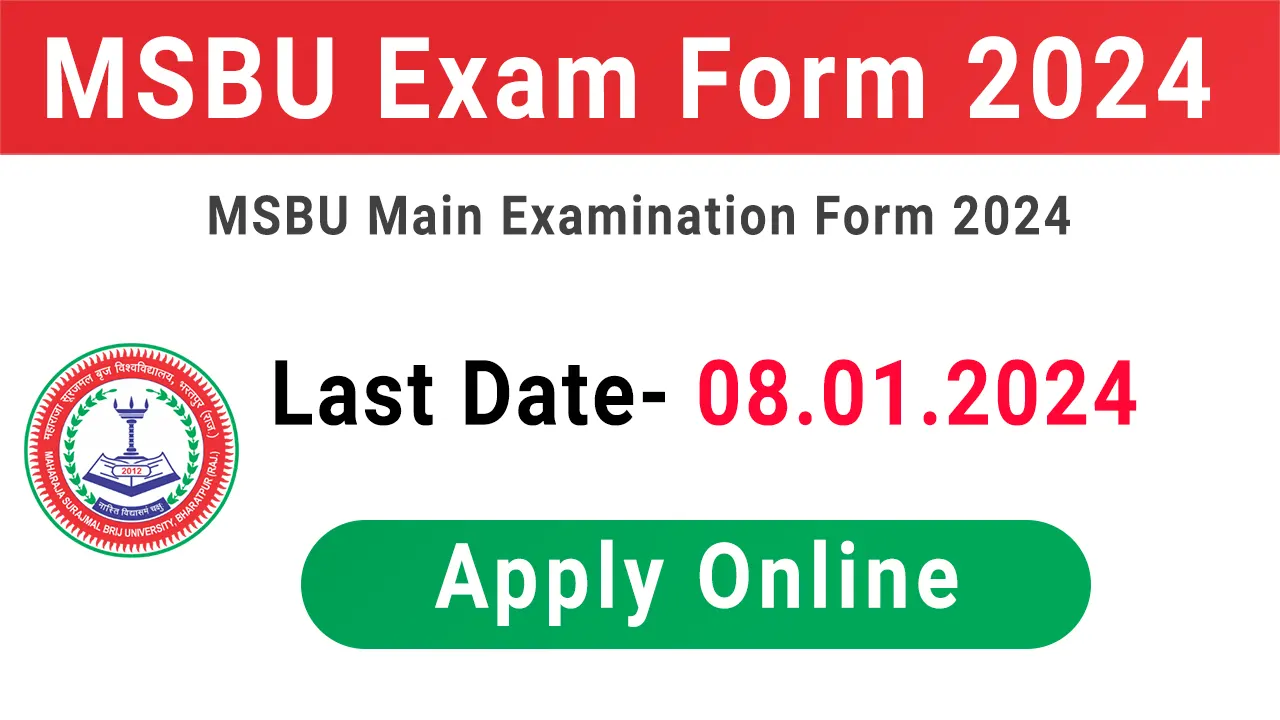 MSBU Exam Form 2024