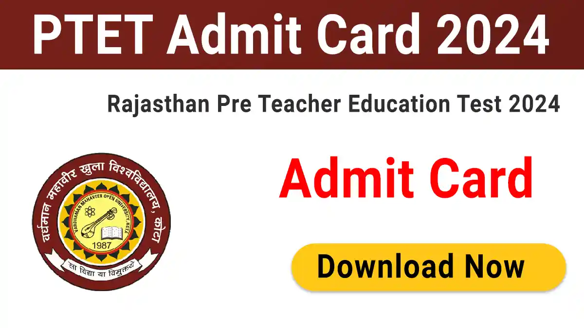 PTET Admit Card 2024