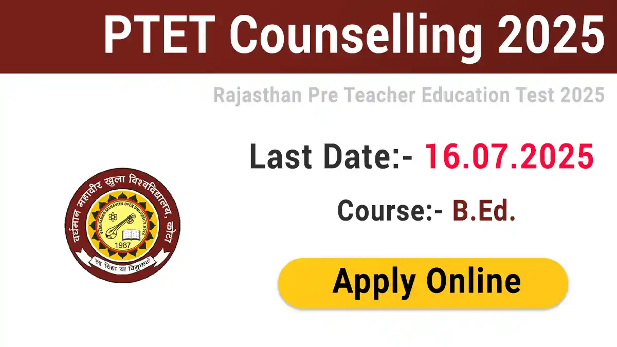 PTET Counselling 2025