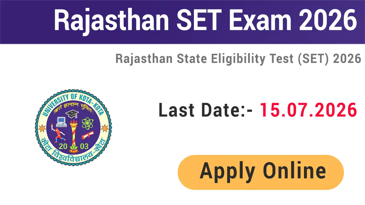 Rajasthan SET Exam 2026