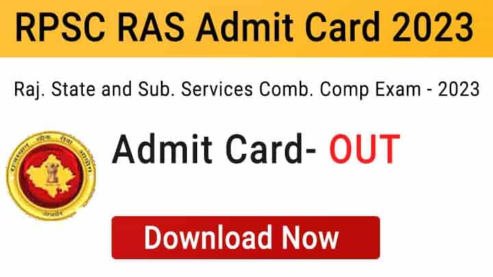 RPSC Admit Card 2023