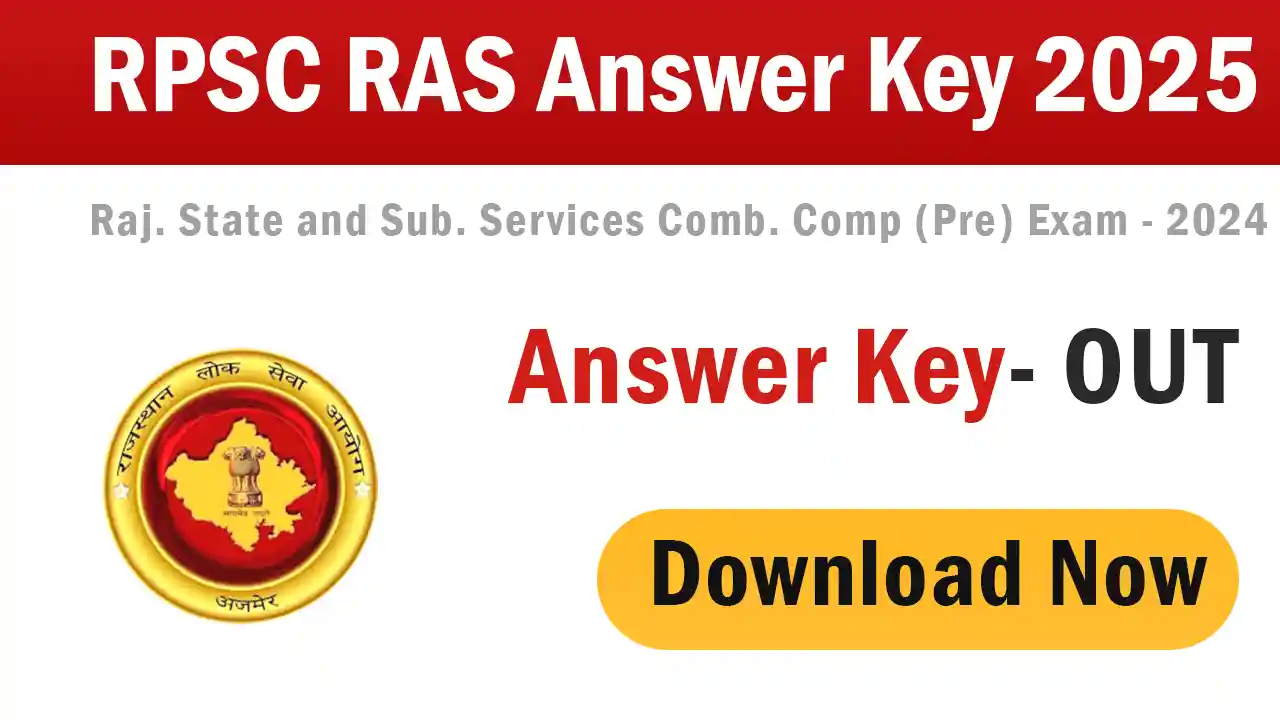 RPSC RAS Answer Key 2025
