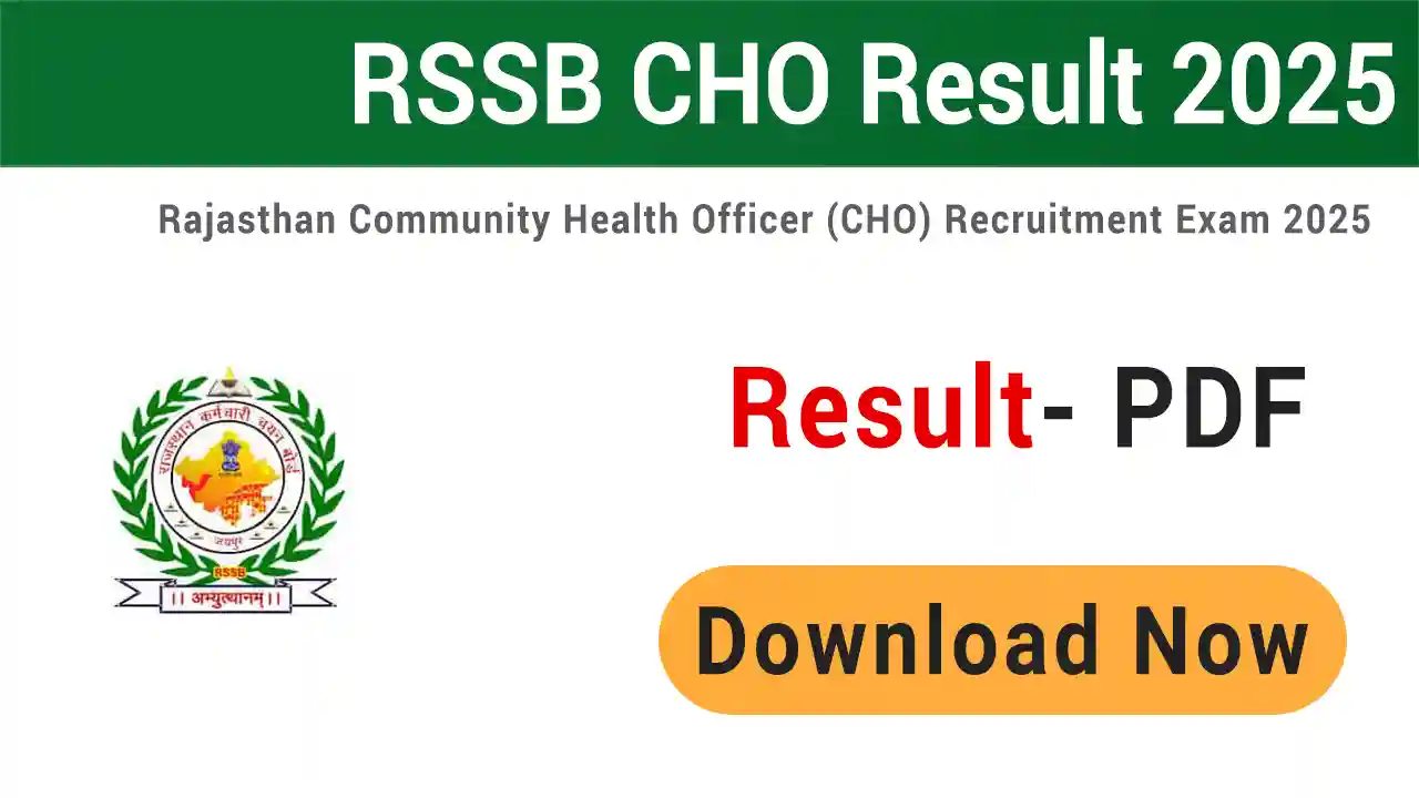 RSSB CHO Result 2025