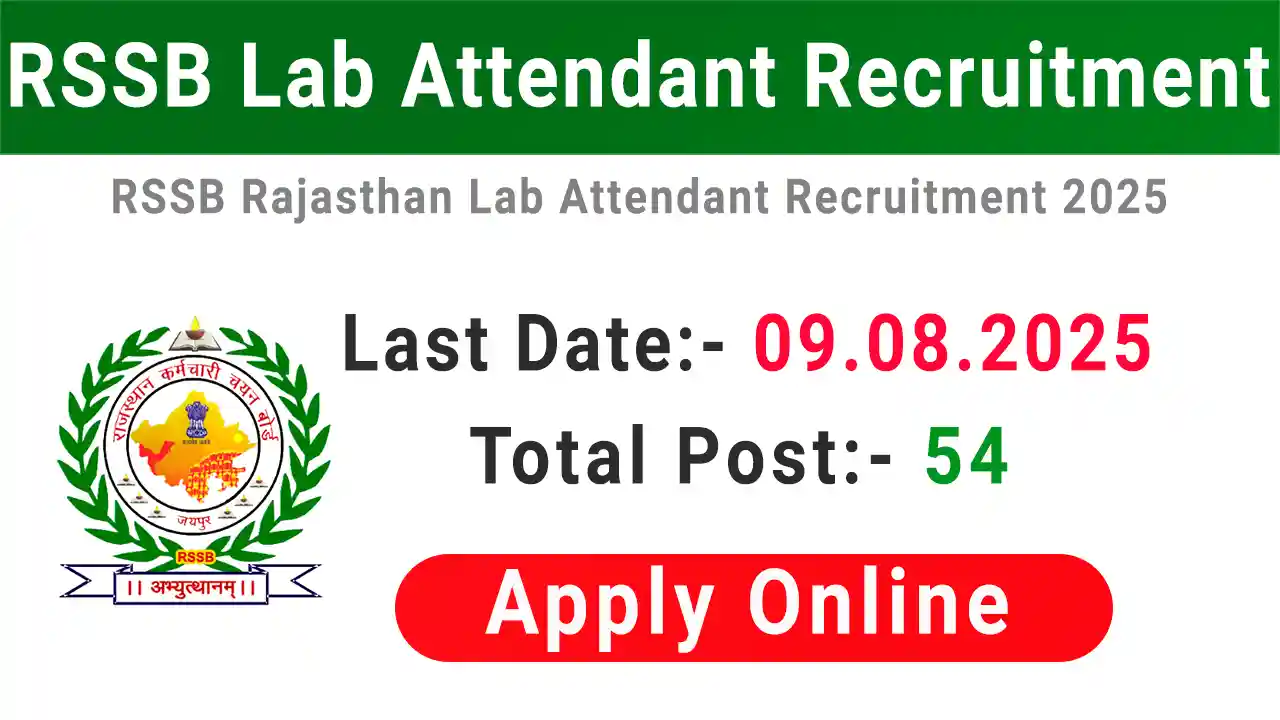 RSSB Lab Attendant Recruitment 2025
