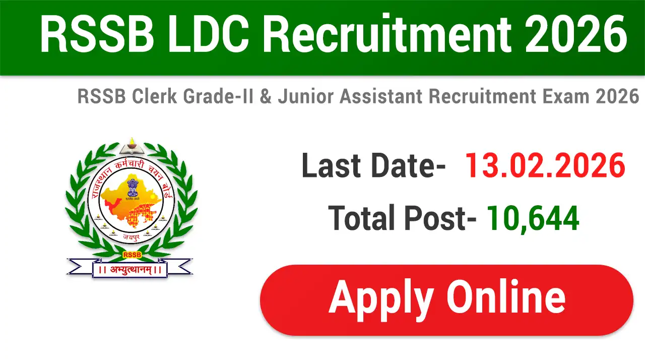RSSB LDC Recruitment 2026