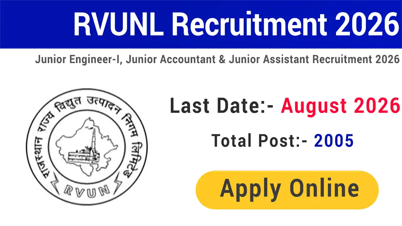 RVUNL Recruitment 2026