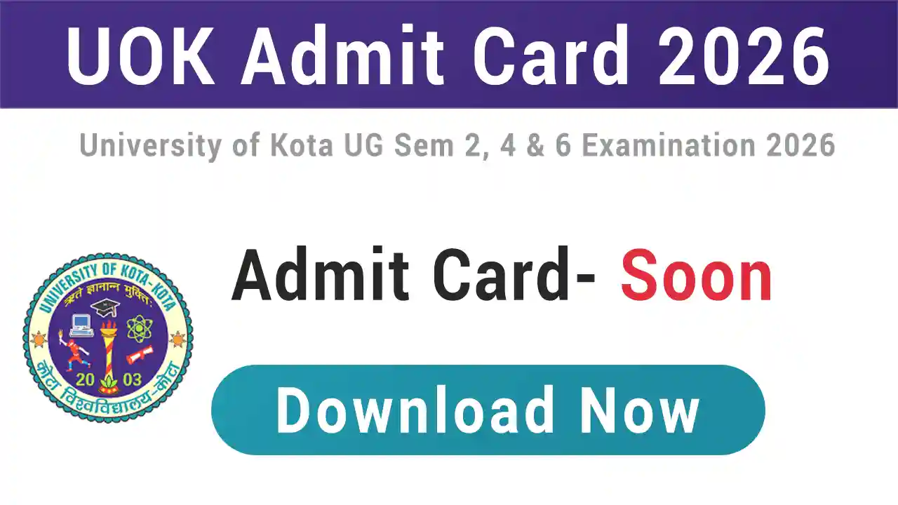 UOK Admit Card 2026