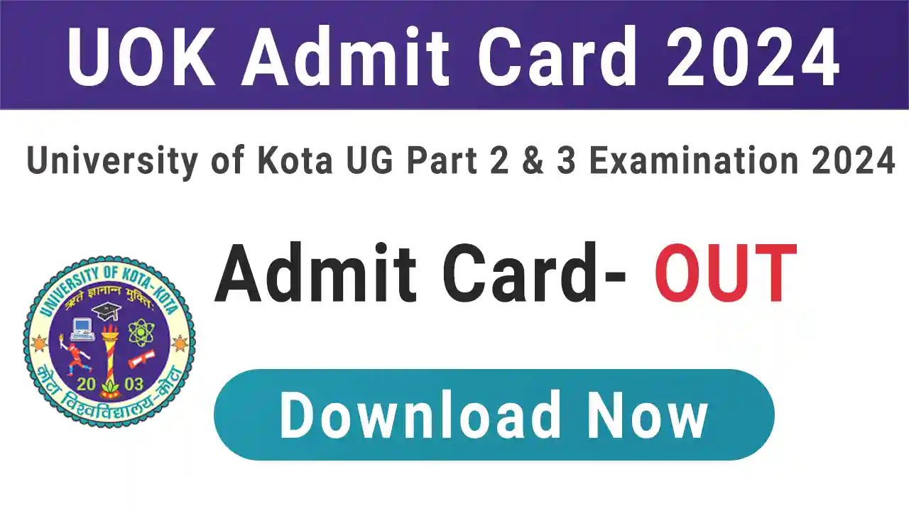 UOK Admit Card 2024