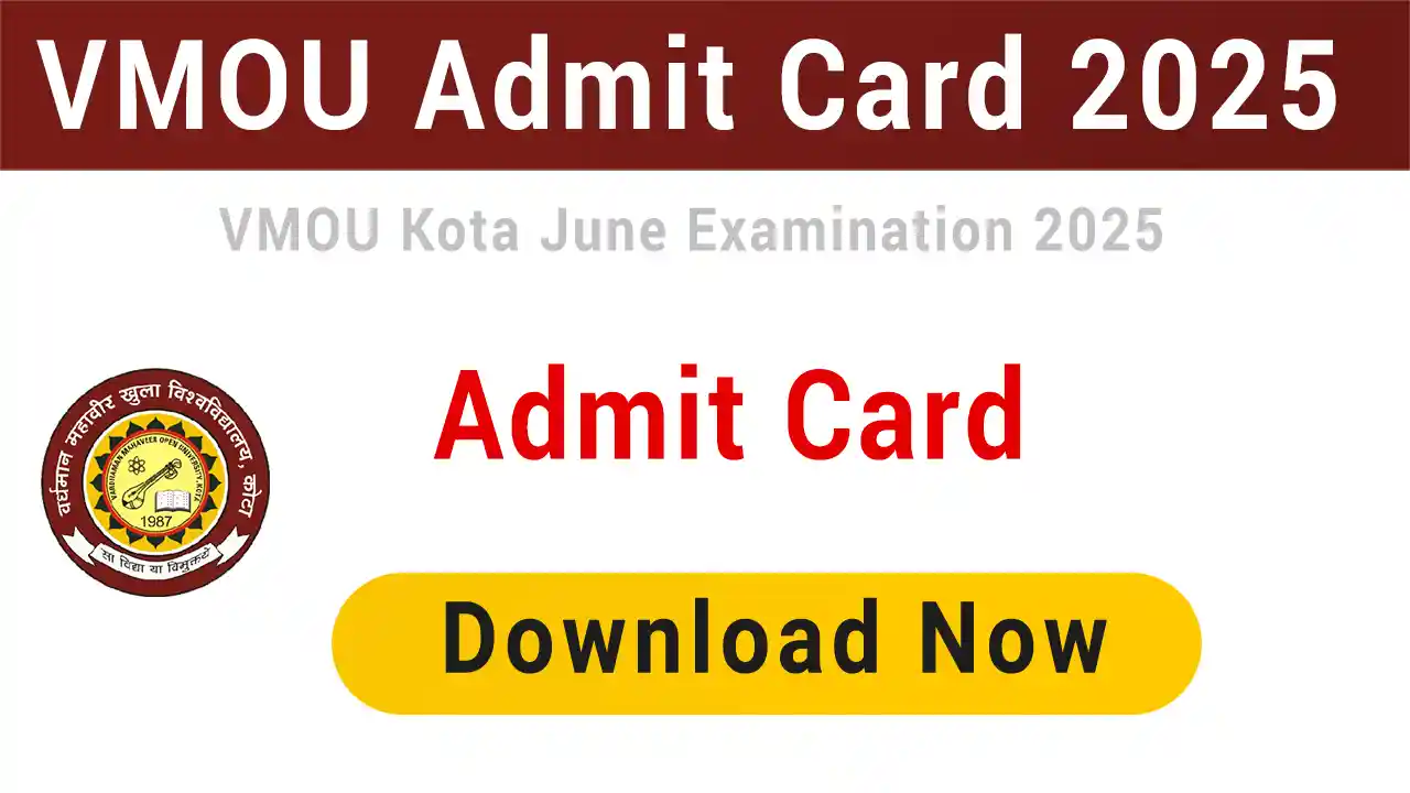 VMOU Admit Card 2025