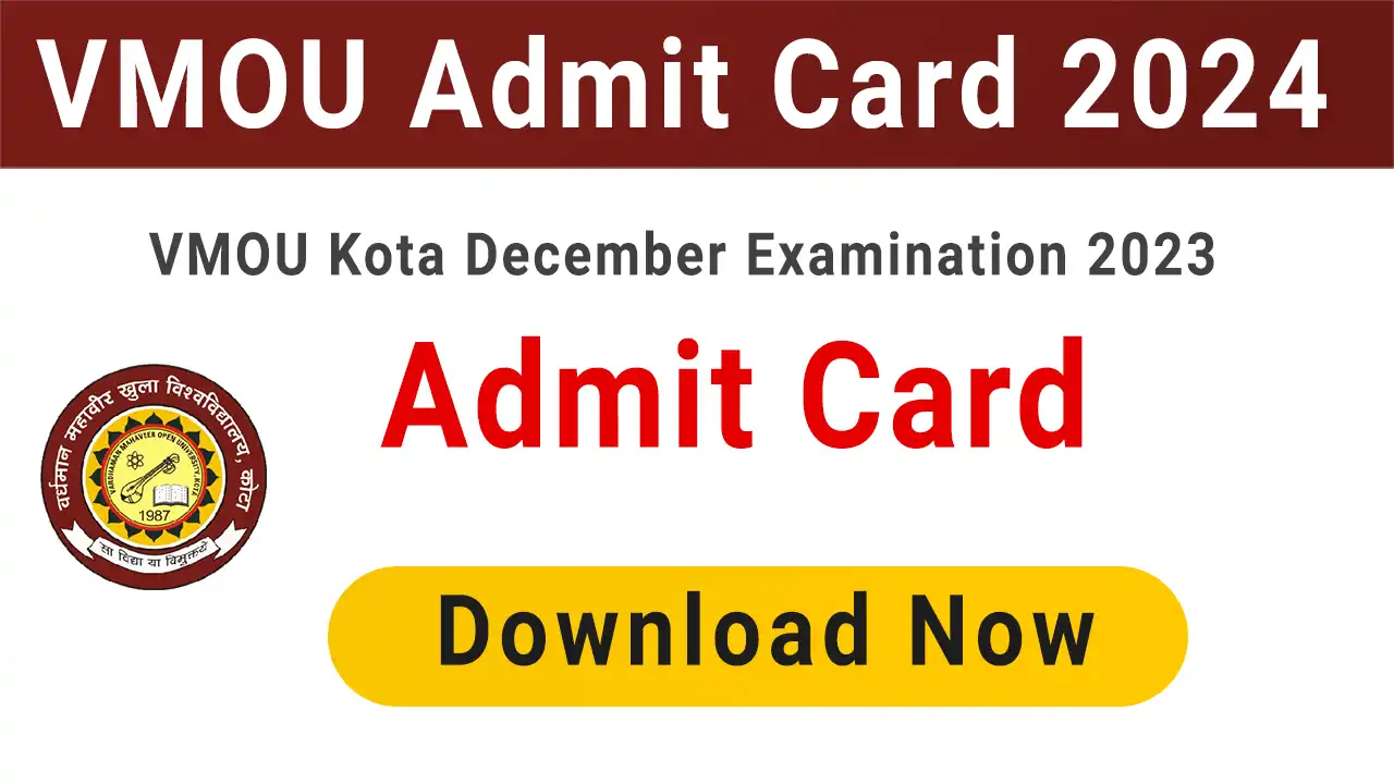 VMOU Admit Card 2024