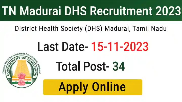 TN Madurai DHS Recruitment 2023