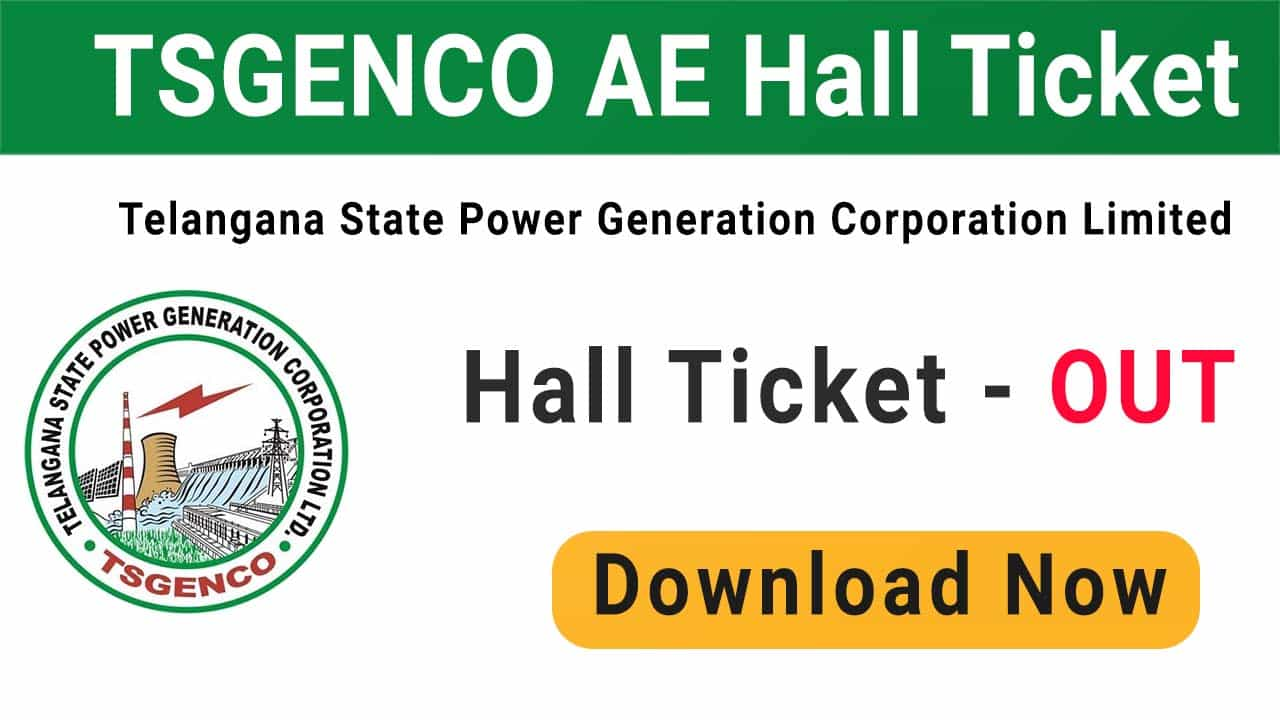 TSGENCO AE Hall Ticket 2024