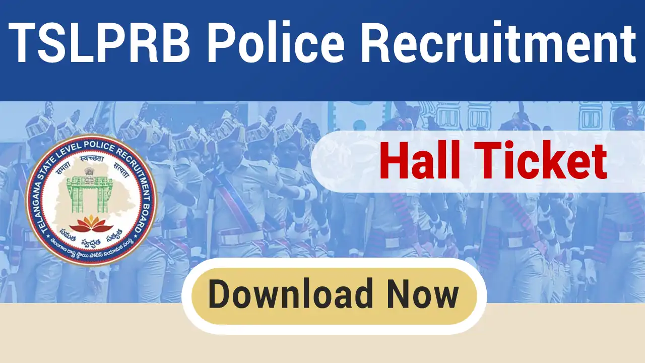 TSLPRB Hall Ticket 2026