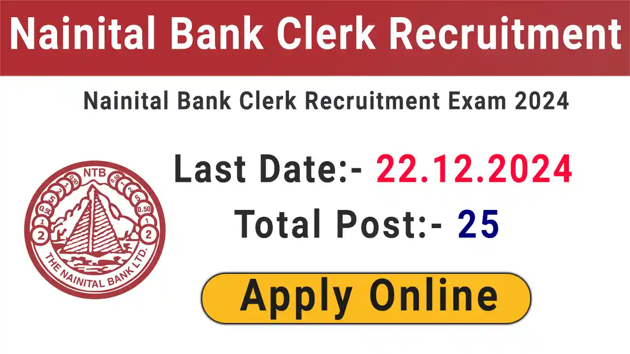 Nainital Bank Clerk Recruitment 2024