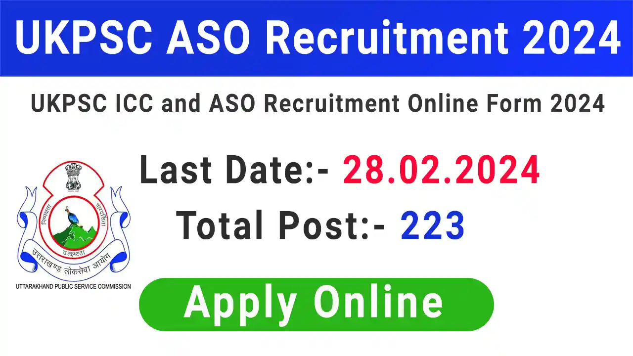 UKPSC ASO Recruitment 2024