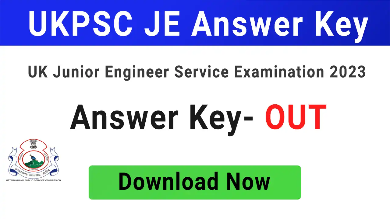 UKPSC JE Answer Key 2024
