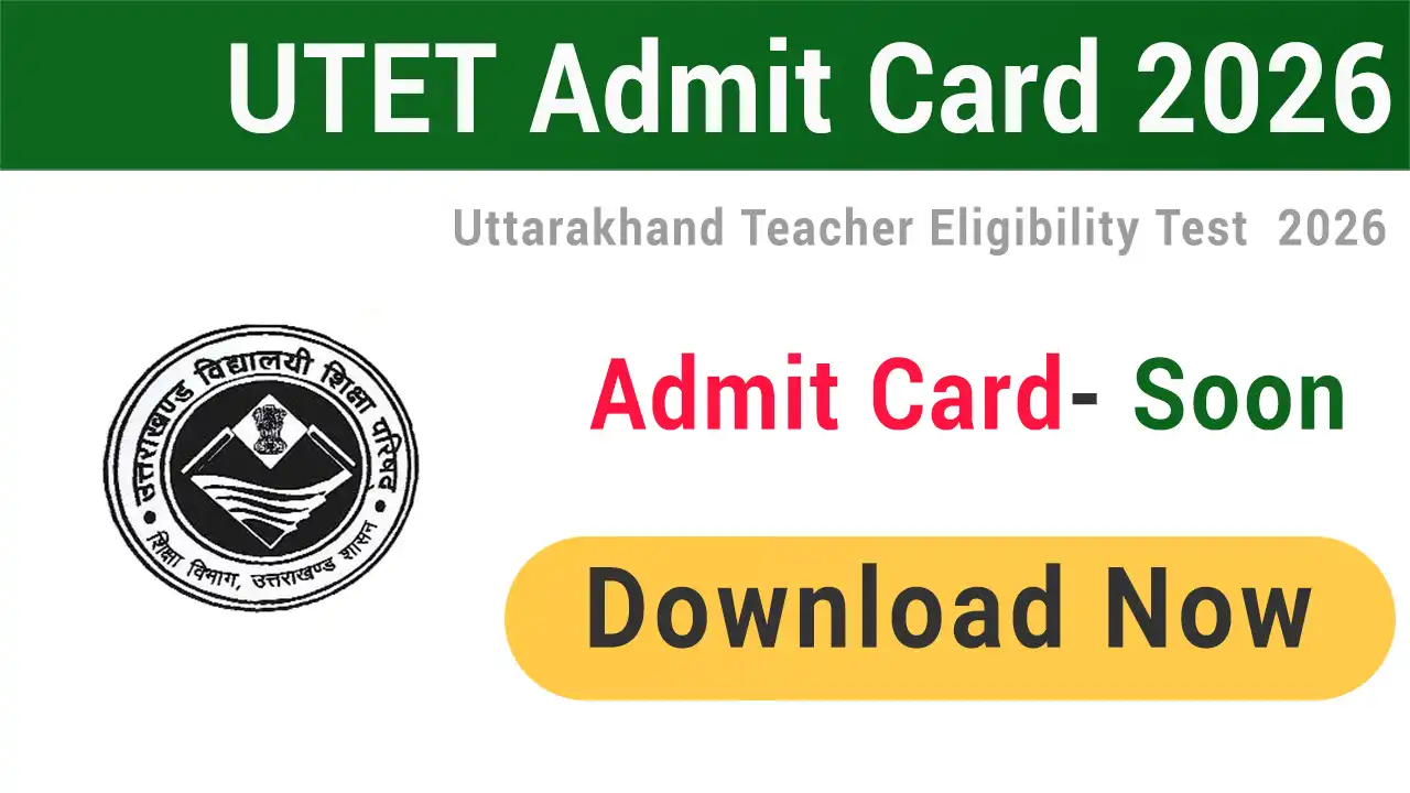 UTET Admit Card 2026