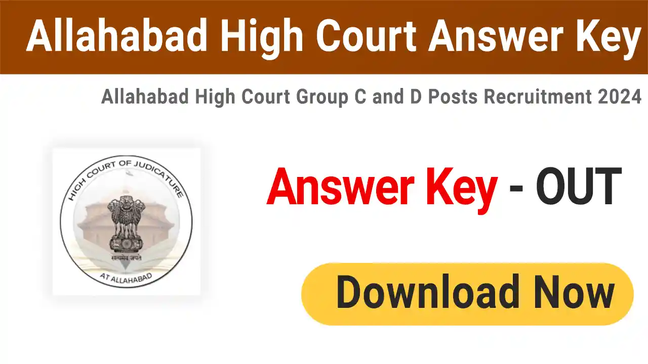 Allahabad High Court Answer Key 2025