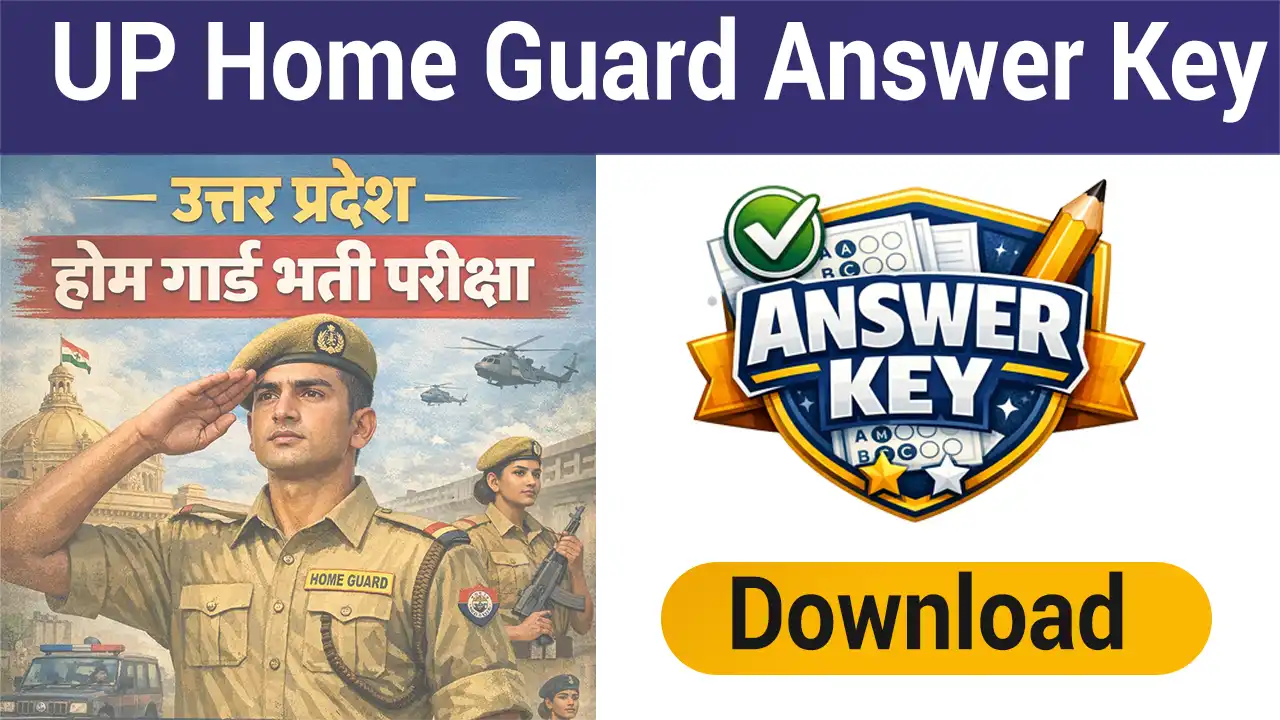 UP Home Guard Answer Key 2026