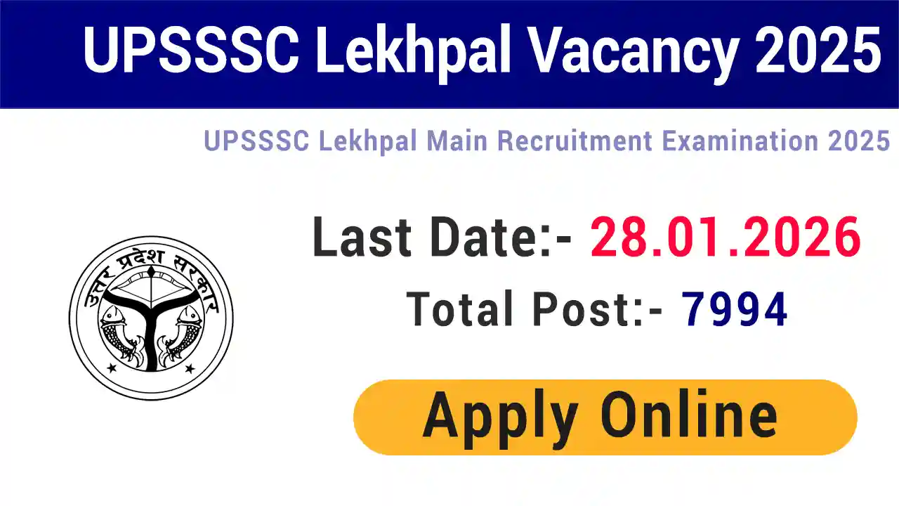 UPSSSC Lekhpal Vacancy 2026