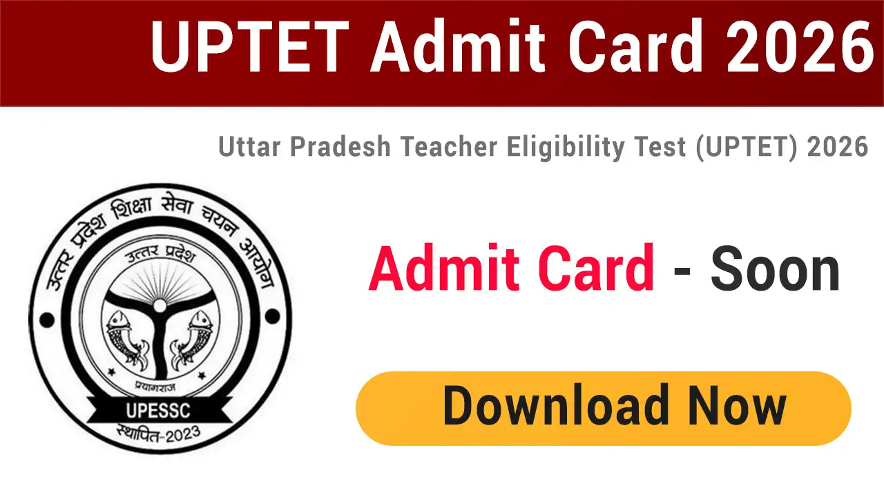 UPTET Admit Card 2026