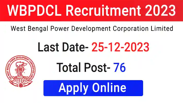 WBPDCL Recruitment 2023