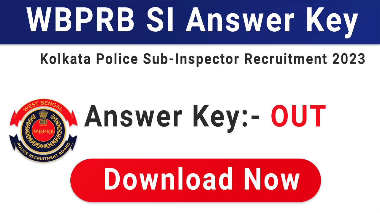 WBPRB Constable Answer Key 2023
