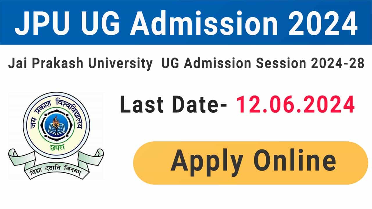JPU UG Admission 2024-28