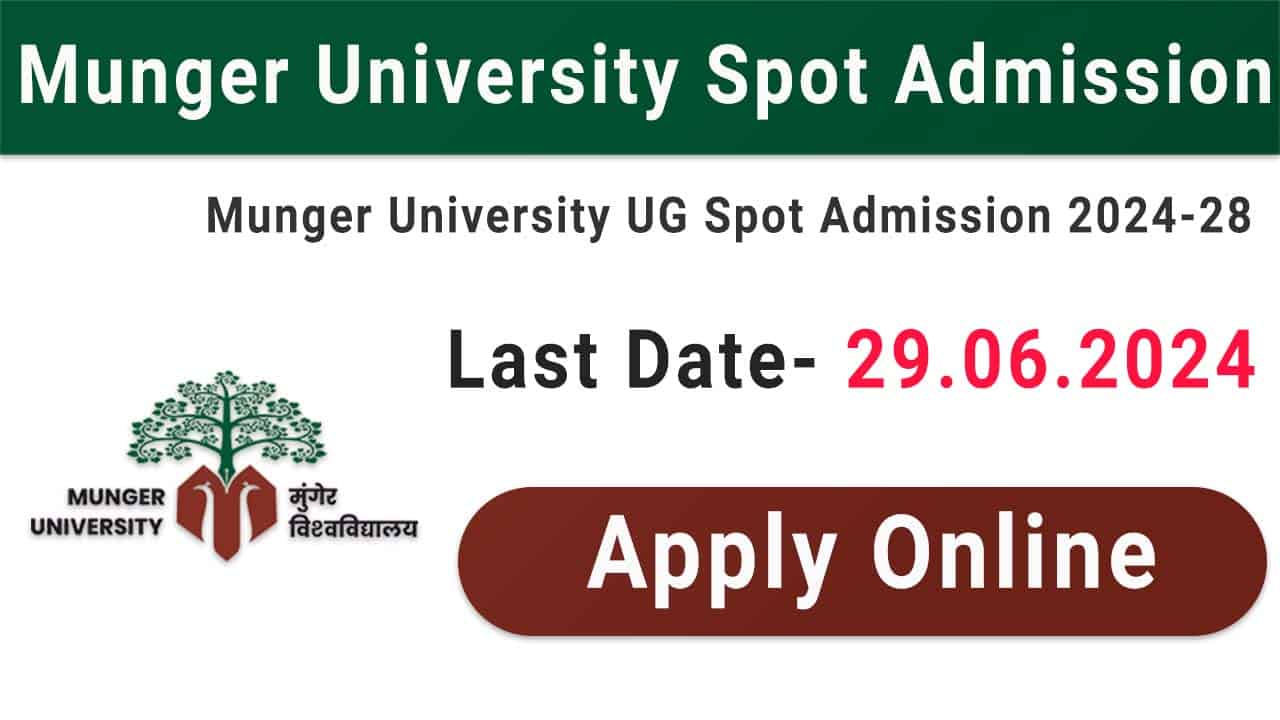 Munger University Spot Admission 2024