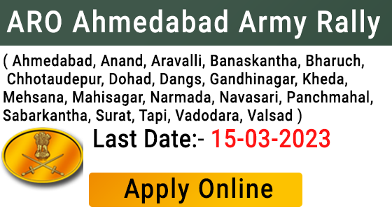 ARO Ahmedabad Army Rally 2023