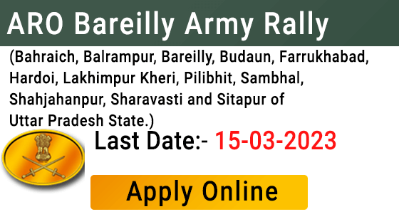 ARO Bareilly Army Rally 2023