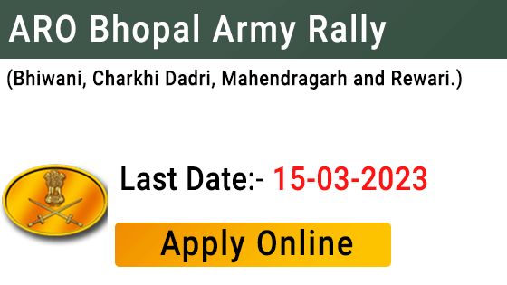 ARO Bhopal Army Rally 2023
