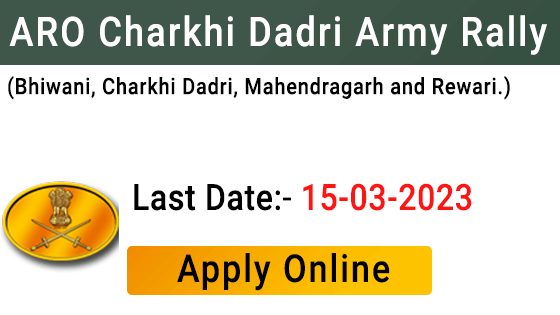 ARO Charkhi Dadri Army Rally 2023