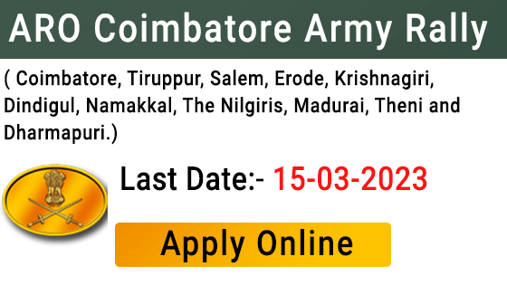 ARO Coimbatore Army Rally 2023