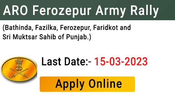 ARO Ferozepur Army Rally 2023